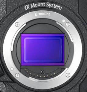 Sensor Super35 mm Exmor CMOS de la PXW-FS5